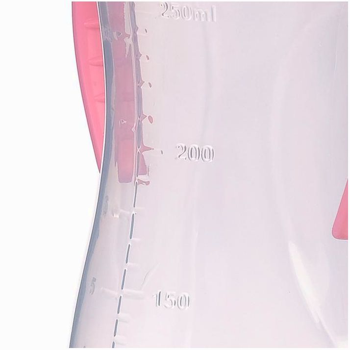 Картинка Бутылочка, клас горло, приталенная, с ручками, 250 мл, от 3 мес, цвет розовый МИКС (№2969719) от магазина Мир детей Товары для Новорожденных