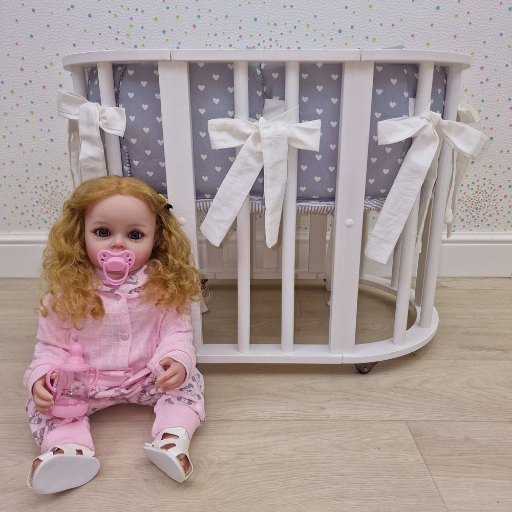 Пеленка для новорожденного с кружевами (бязь) артикул анонс КуклКПБ3_38