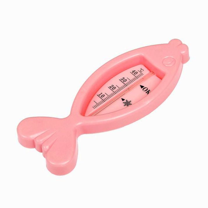 № 2300124 Термометр для ванной «Рыбка», цвет розовый