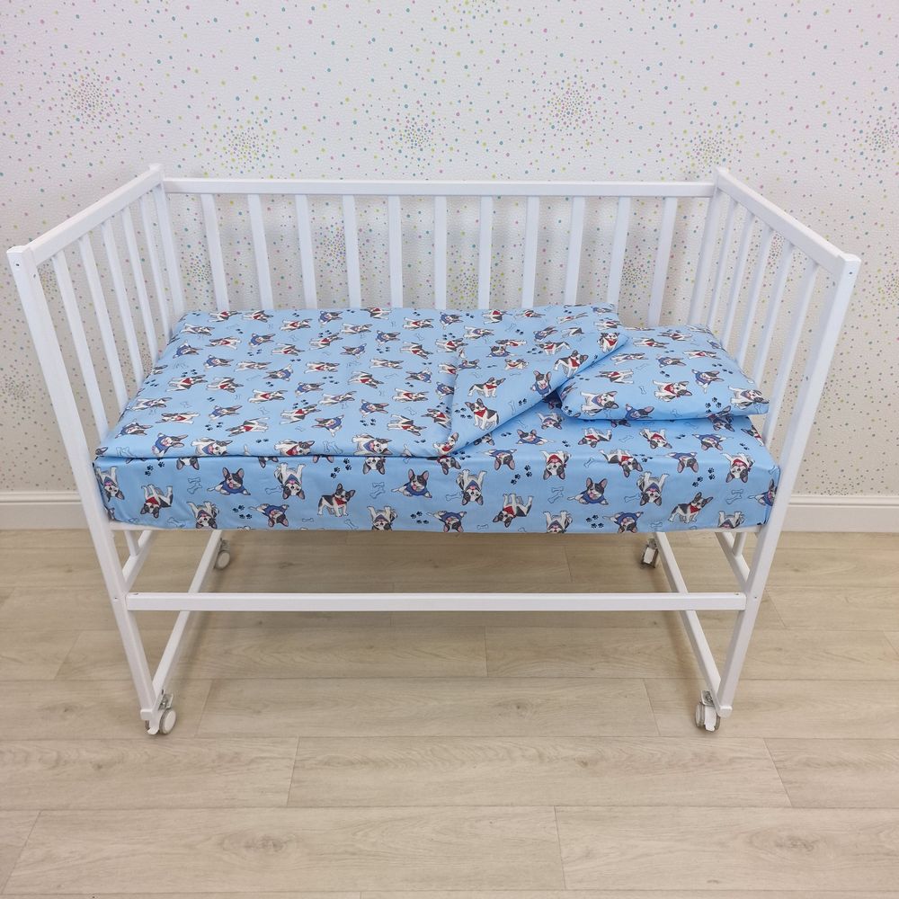 № 1124е-4 КПБ (пододеяльник + простыня + наволочка (бязь)