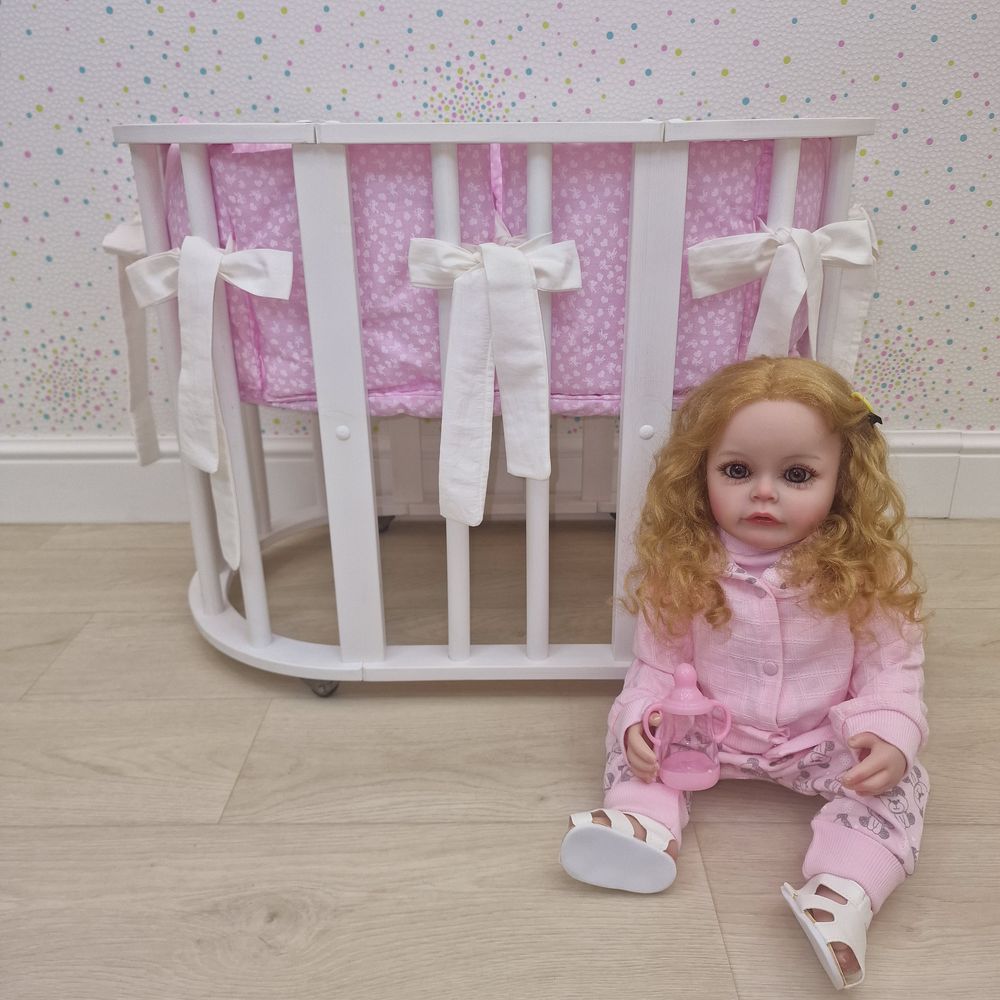 Пеленка для новорожденного с кружевами (бязь) артикул анонс КуклКПБ3_52