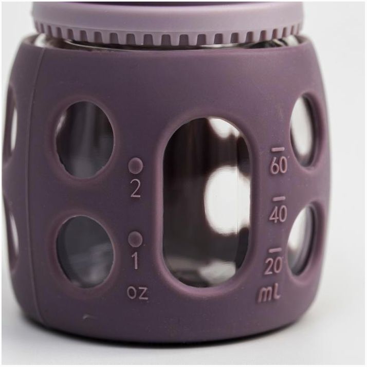 Картинка Бутылочка в силиконовом чехле, стекло, классическое горло, +0 мес., 60мл., цвет МИКС для девочки (№4803524) от магазина Мир детей Товары для Новорожденных