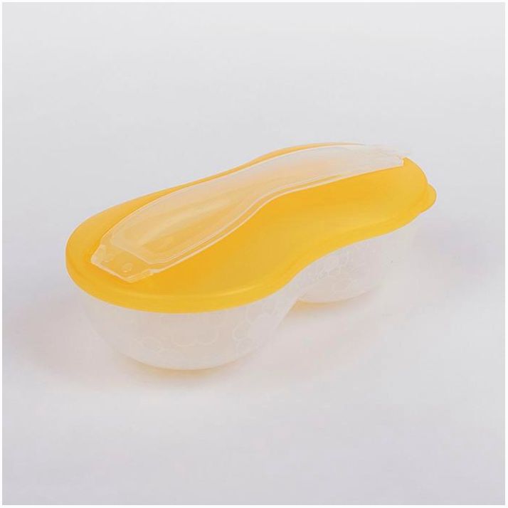 № 1886147 Набор для кормления, 2 предмета: контейнер 250 мл, ложка, цвета МИКС