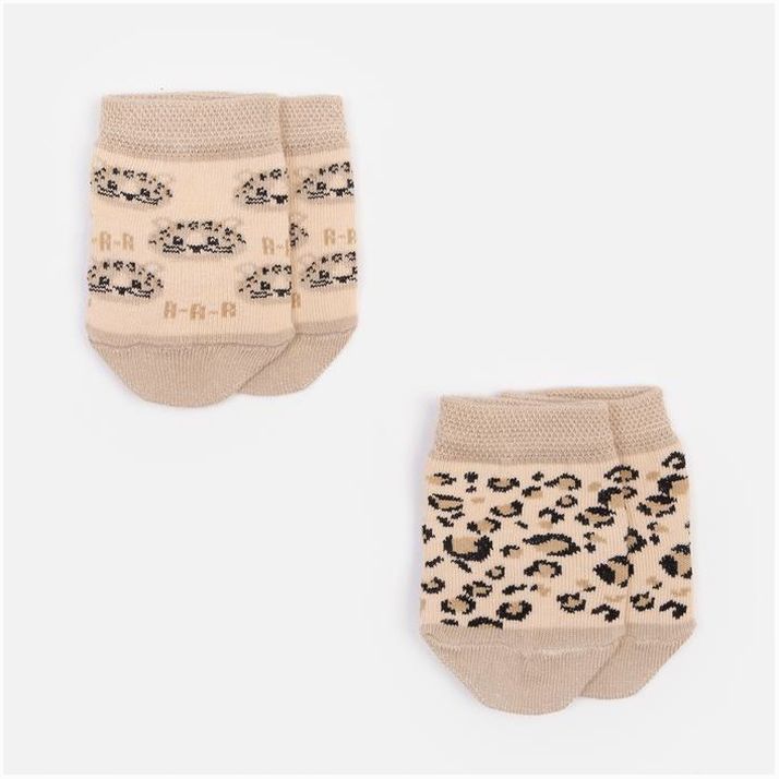 № 9085178 Набор носков Крошка Я «Леопард», 2 пары, 6-8 см