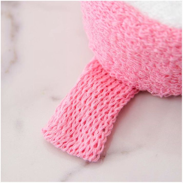 Картинка Мочалка для тела «Слонёнок», 11?14 см, цвет розовый (№6832409) от магазина Мир детей Товары для Новорожденных