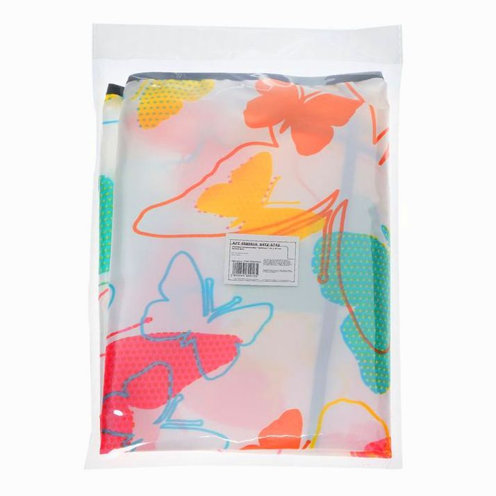 Картинка Накидка-незапинайка "Бабочки", 61 х 47 см, белый фон (№4589916) от магазина Мир детей Товары для Новорожденных