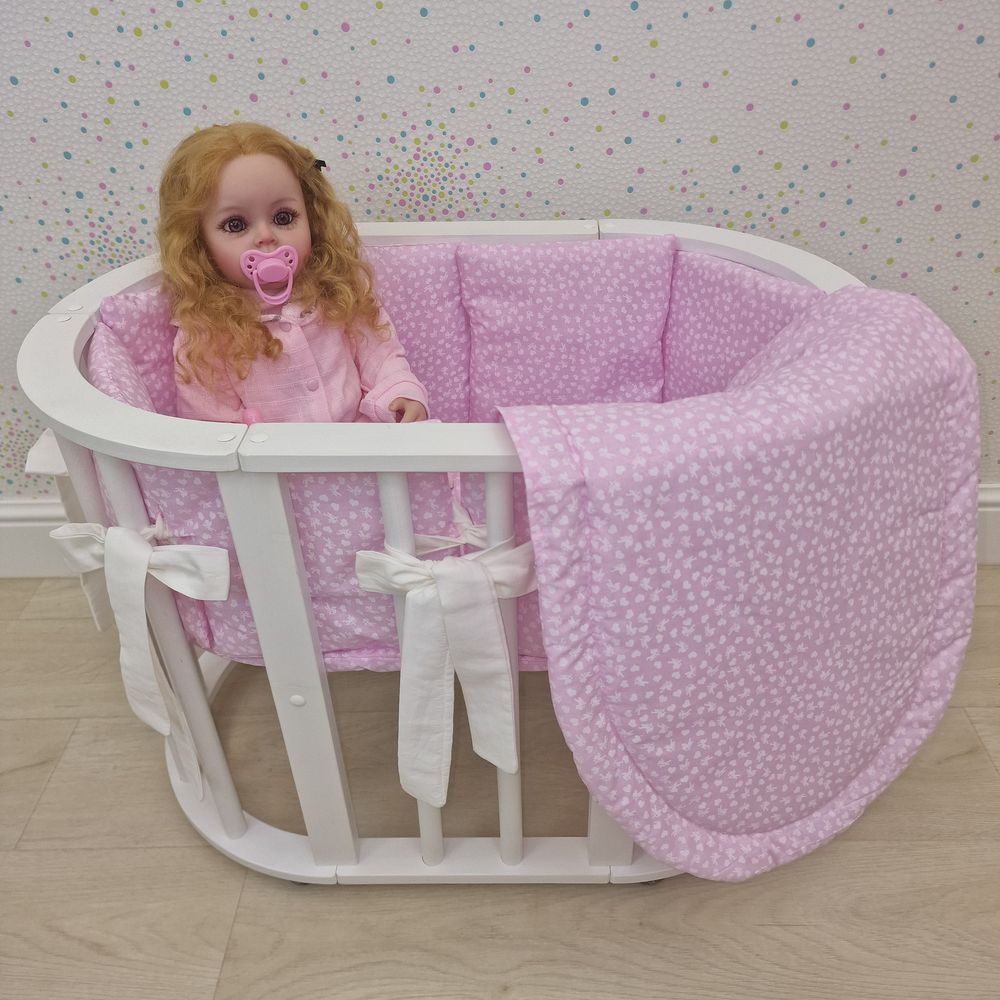 Пеленка для новорожденного с кружевами (бязь) артикул анонс КуклКПБ3_60