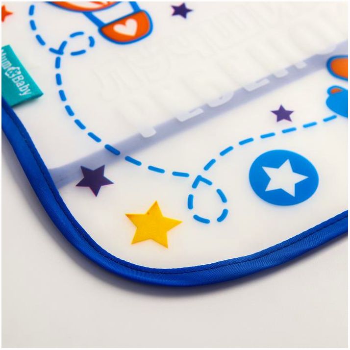 № 5545669 Нагрудник «Лучший ребенок» непромокаемый на липучке