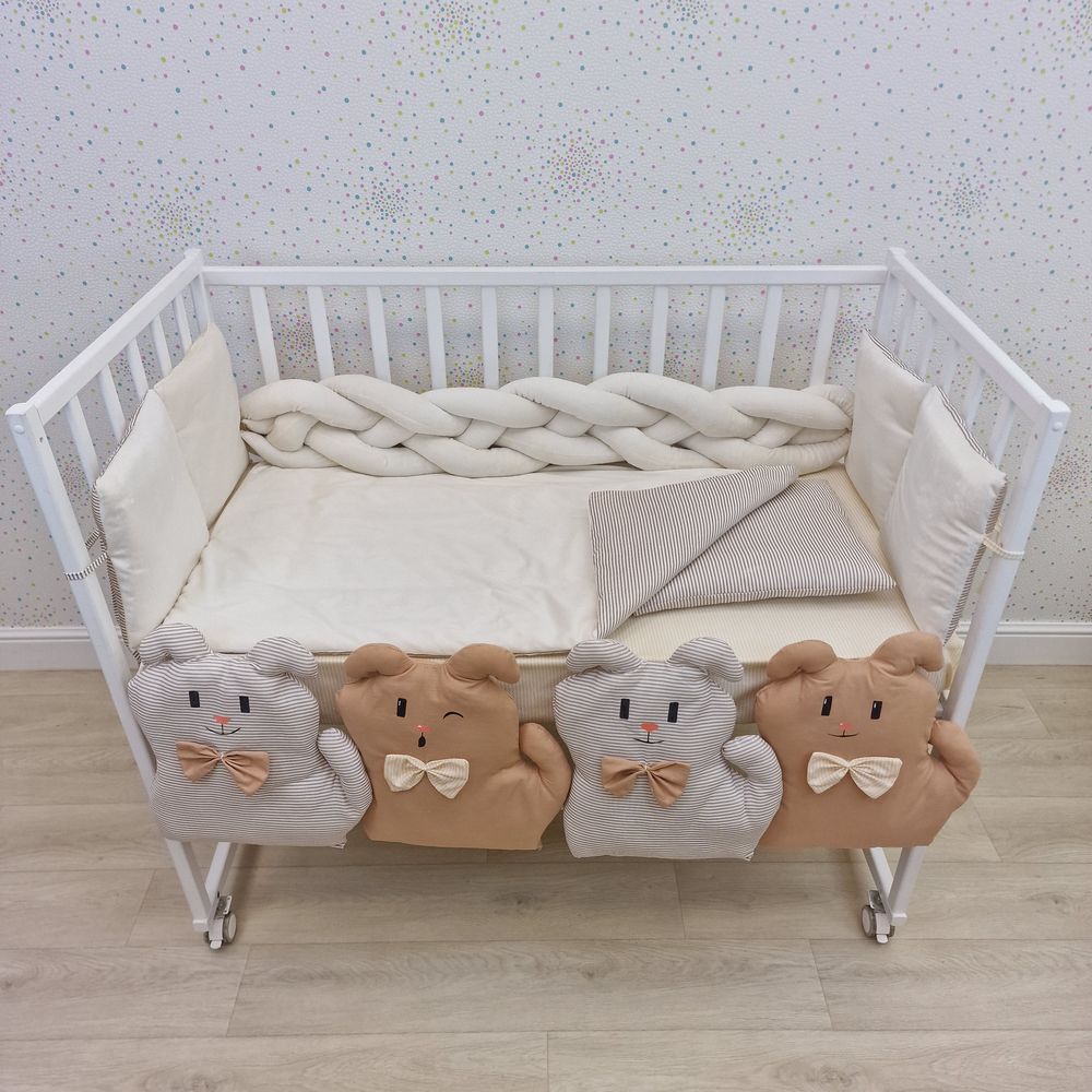 КПБ 16 пр (борт + пододеяльник + одеяло + наволочка + подушка + простынь (плюш/бязь) артикул анонс 1179-0-1бб_05