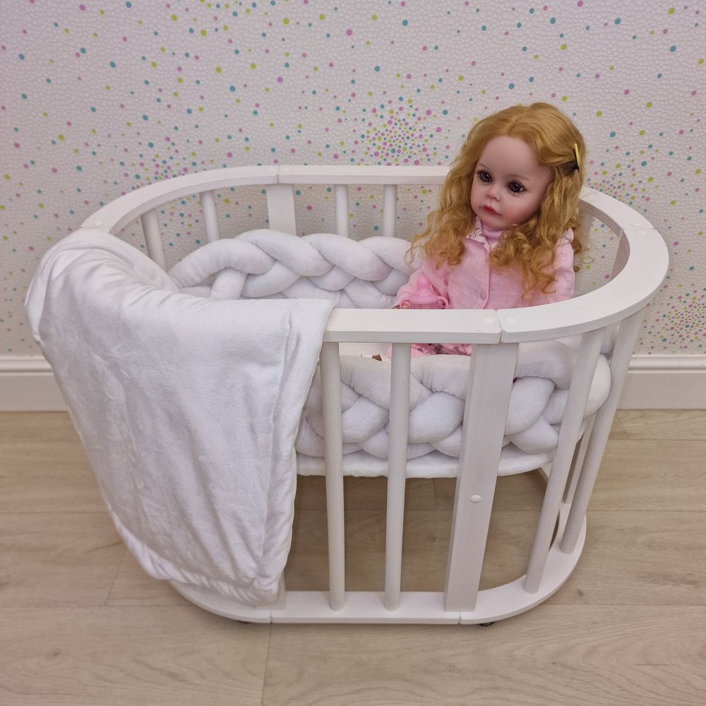 Пеленка для новорожденного с кружевами (бязь) артикул анонс КуклКПБ2_40