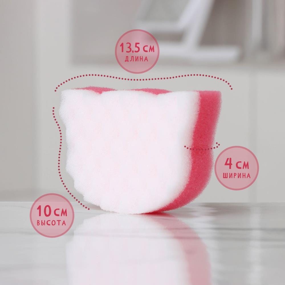 Картинка Губка банная "Кот" 13,5?10?4 см  микс (№10145847) от магазина Мир детей Товары для Новорожденных