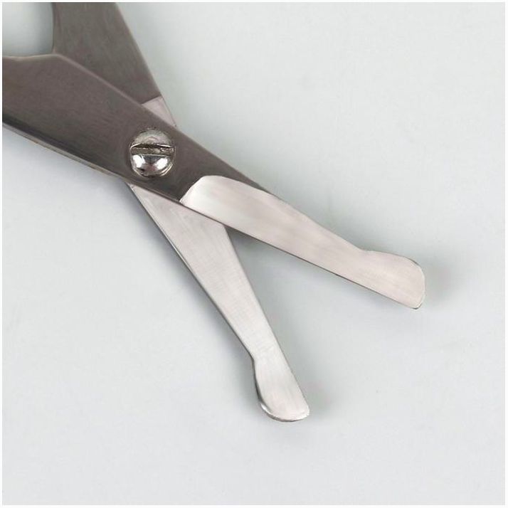 № 4290463 Ножницы, безопасные, 9 см, цвет серебристый/чёрный