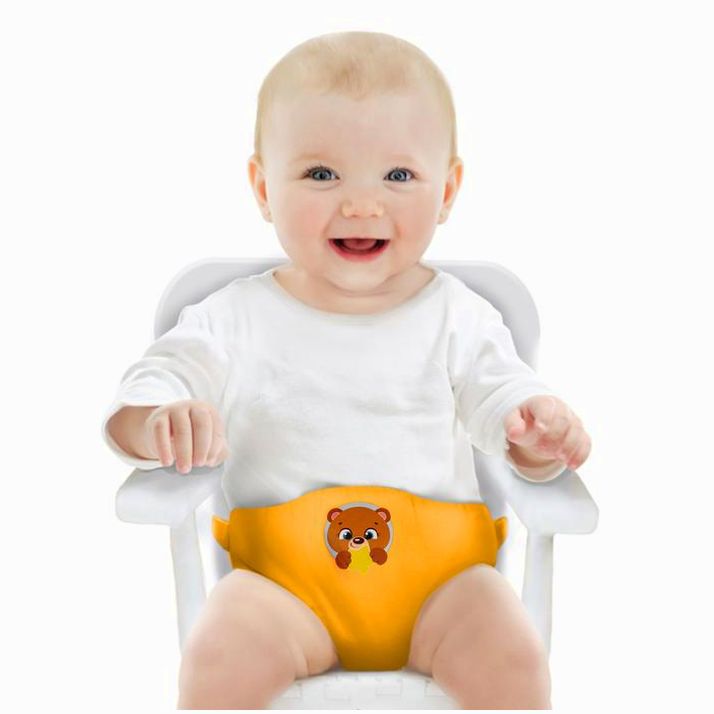 Детский пояс-фиксатор «Мишка», регулируемые ремни, цвет жёлтый артикул анонс 4052122