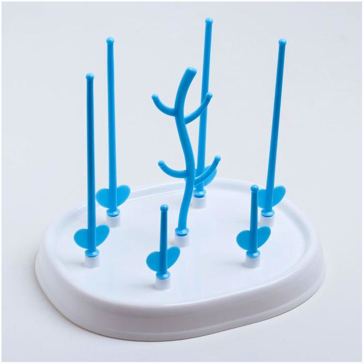 № 4298769 Сушилка для детских бутылочек, цвет белый/голубой