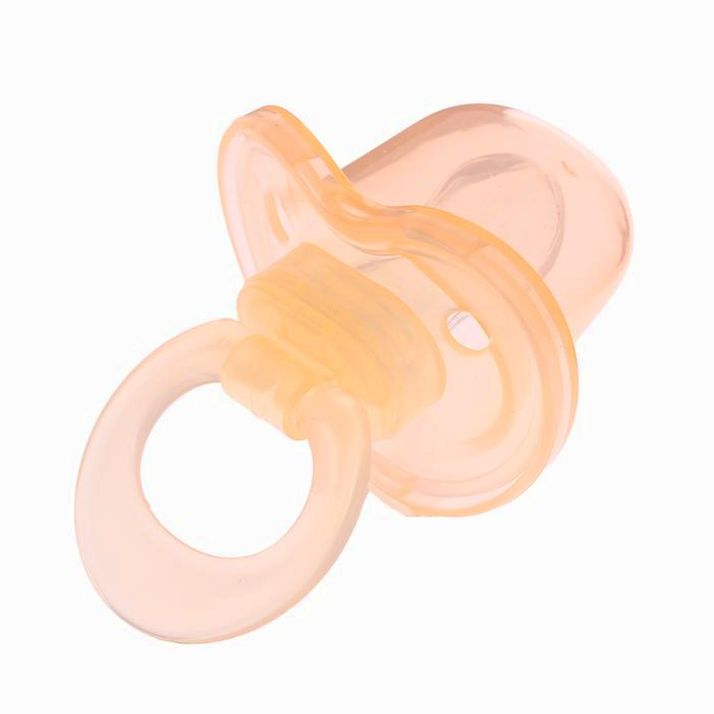 Картинка Пустышка силиконовая ортодонтическая с колпачком, от 0 мес., цвет персиковый (№2300150) от магазина Мир детей Товары для Новорожденных