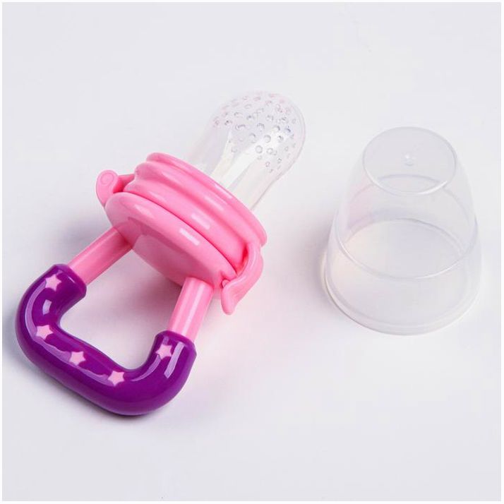 № 9156537 Ниблер для прикорма, с силиконовой сеточкой, цвет розовый