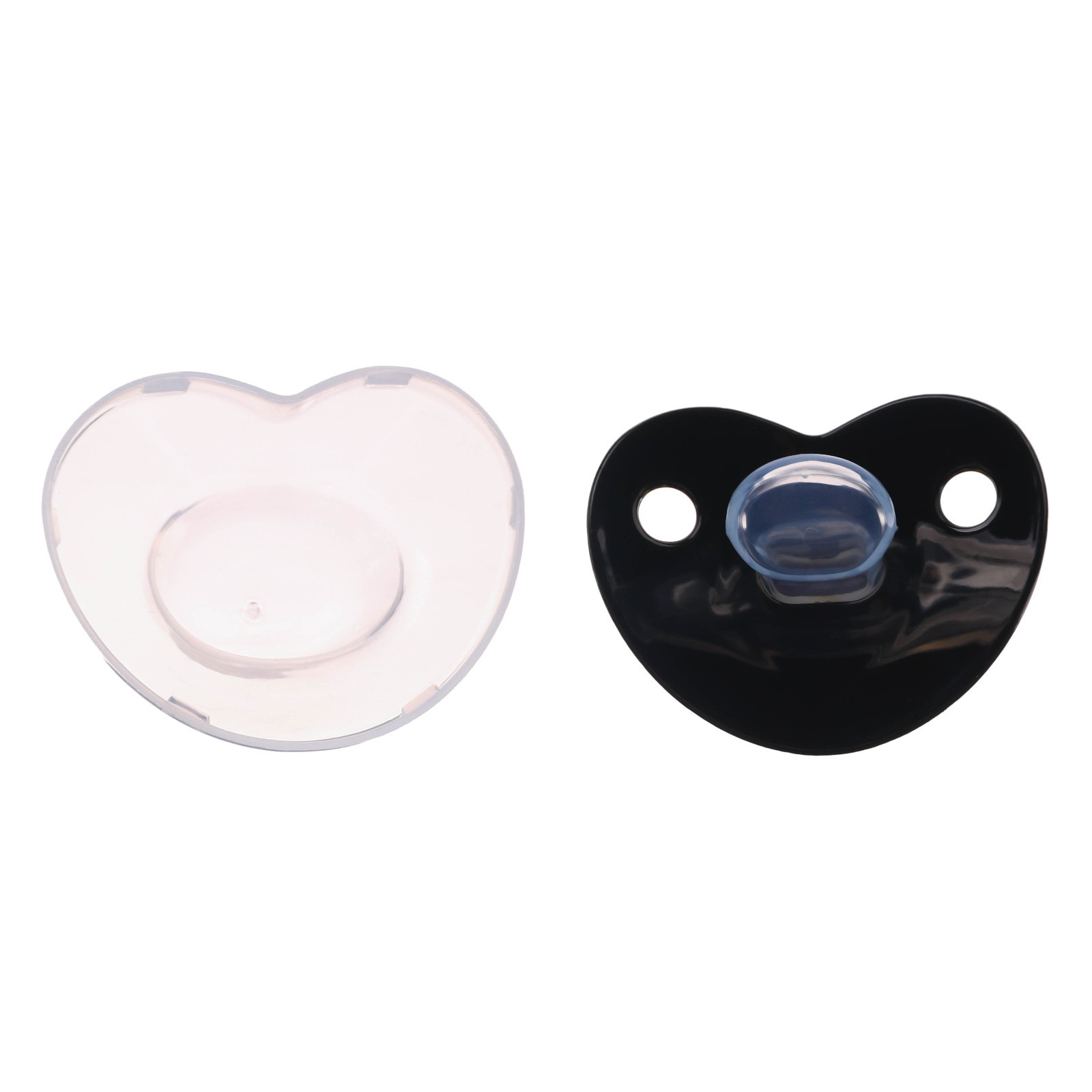 Картинка Соска - пустышка ортодонт. BOSS, с колпачком, +6мес., черный/золот., (№9426739) от магазина Мир детей Товары для Новорожденных