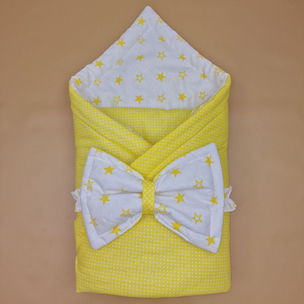 Комплект на выписку 2 пр: одеяло+бант-подушка (бязь) артикул анонс 1872б-0-1_м_41