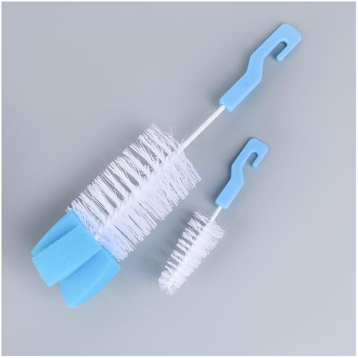 № 140351 Набор ёршиков для посуды Доляна, 2 шт: 25?6 см, 12?2 см, цвет МИКС