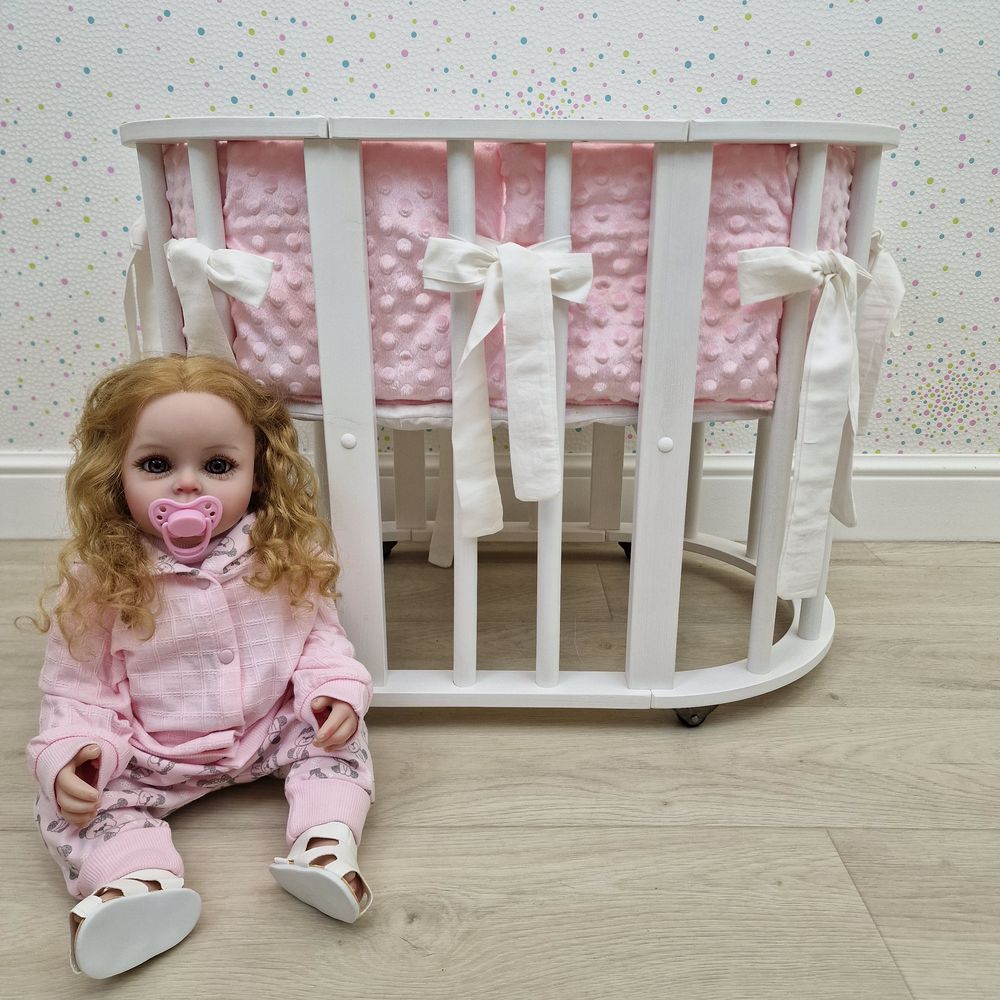 Пеленка для новорожденного с кружевами (бязь) артикул анонс КуклКПБ4_59