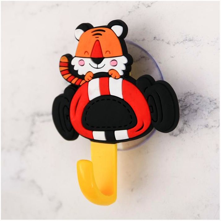 Картинка Крючок для полотенца «Тигрёнок», 9 х 5 см (№3865701) от магазина Мир детей Товары для Новорожденных