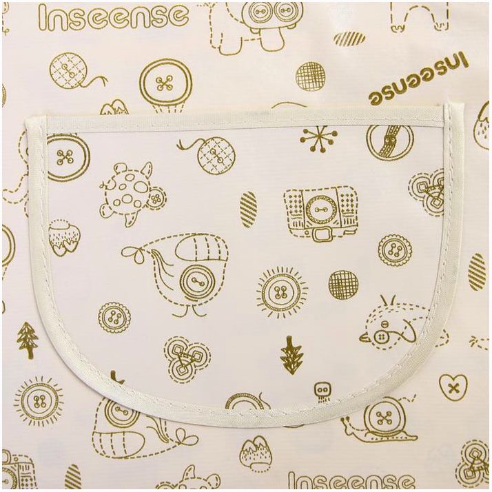 Картинка Фартук защитный 36х36 см., из клеенки с ПВХ покрытием, цвет бежевый с рисунком (№4967116) от магазина Мир детей Товары для Новорожденных