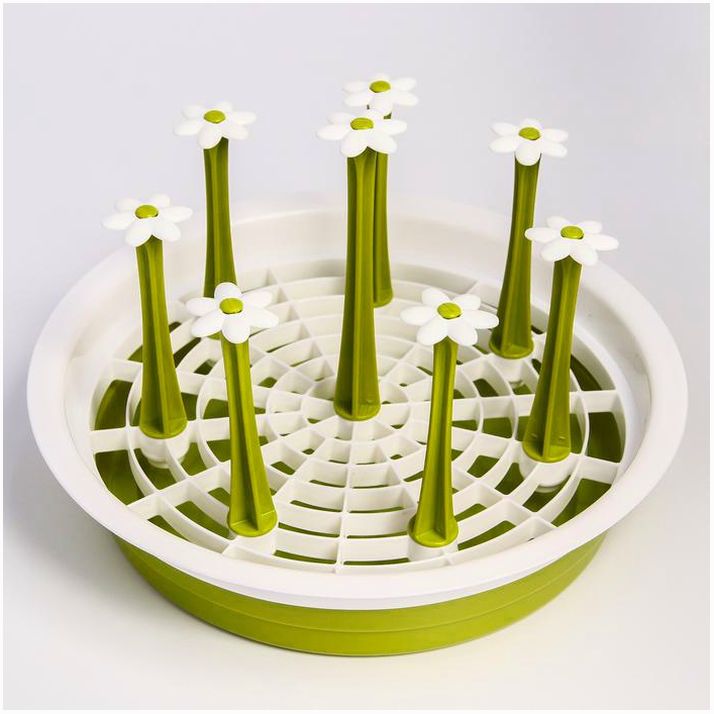 № 1603729 Сушилка для 8 детских бутылочек, цвета МИКС