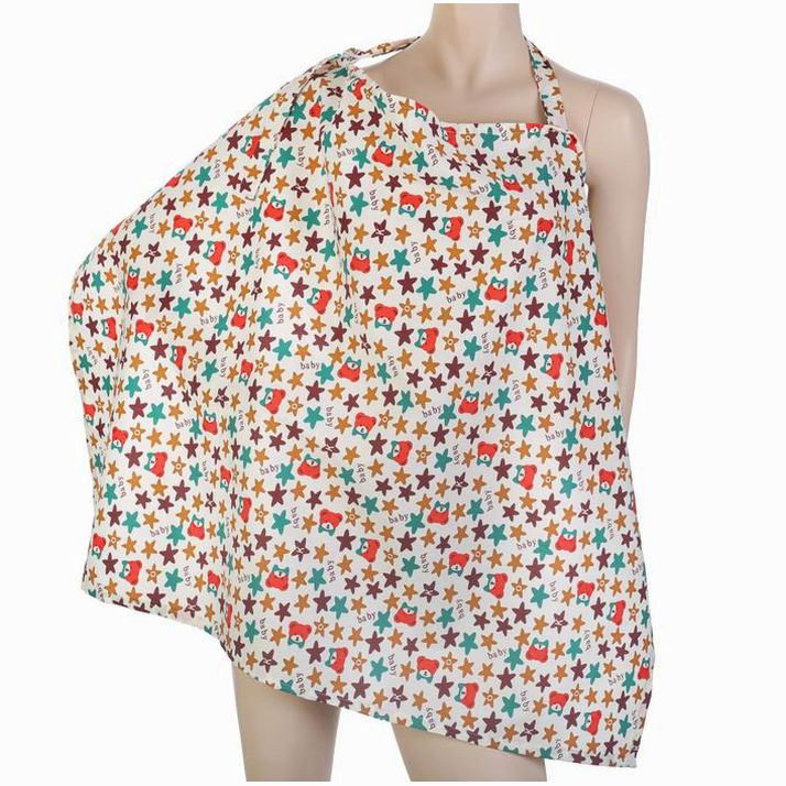 Накидка для кормления малыша, цвета МИКС артикул анонс 2598219