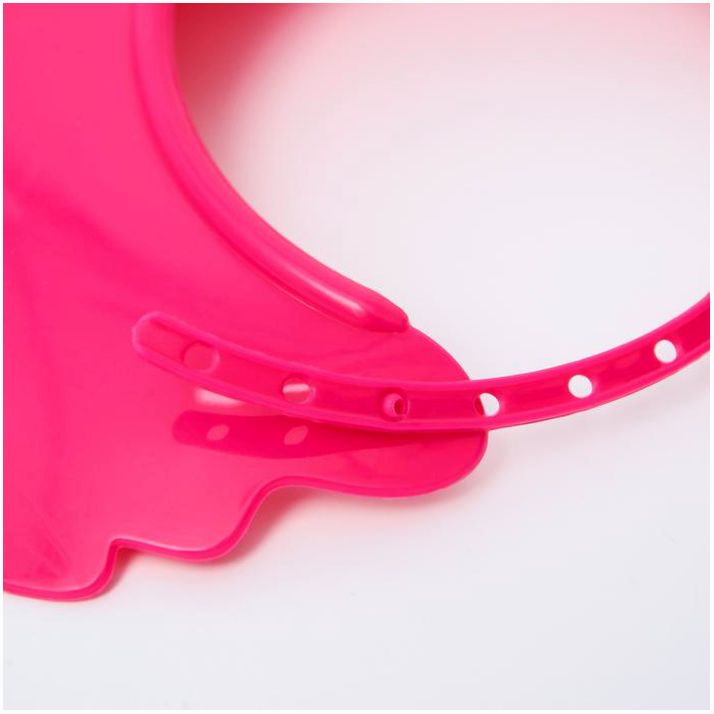 № 4776518 Нагрудник для кормления пластиковый с карманом, цвет розовый