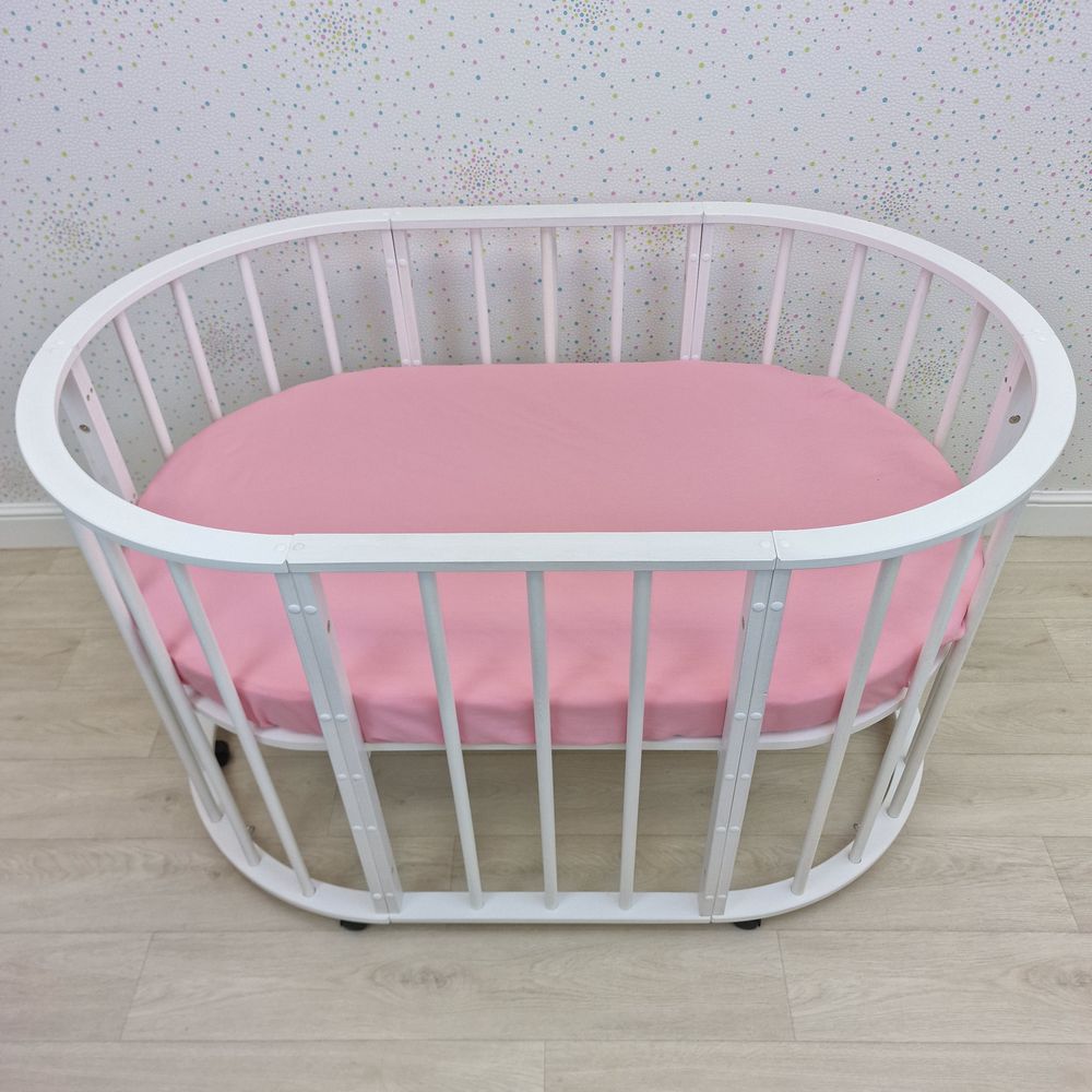 Простыня на резинке на овальную кровать (бязь) артикул анонс 257_32