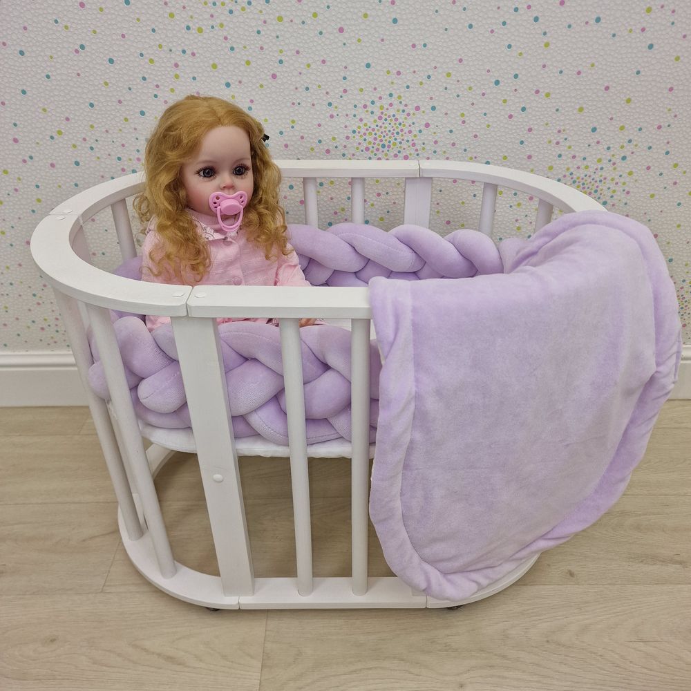 Пеленка для новорожденного с кружевами (бязь) артикул анонс КуклКПБ2