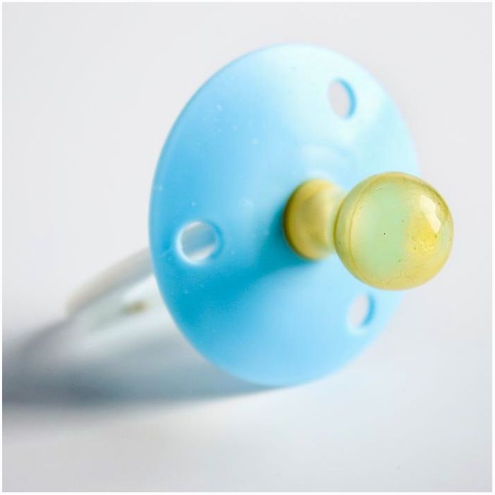 № 1481284 Соска-пустышка латексная классическая «Пуговка» с кольцом, от 0 мес., цвета МИКС