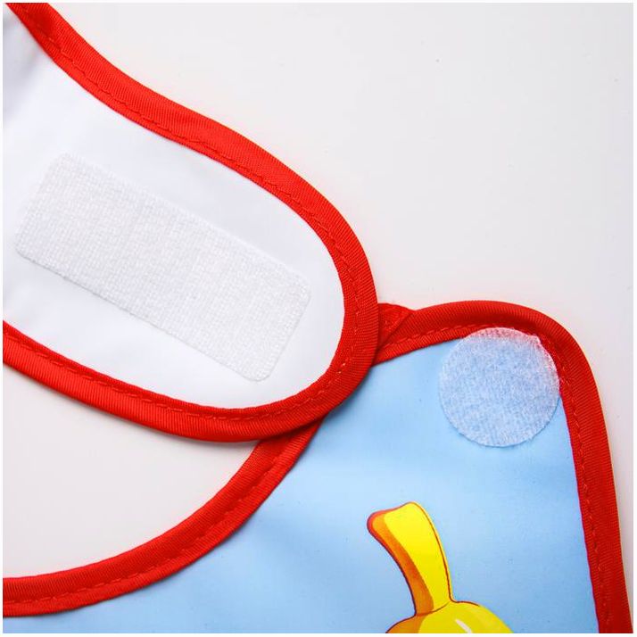 Картинка Нагрудник для кормления «Фруктовая тусовка» непромокаемый на липучке, с карманом (№4645582) от магазина Мир детей Товары для Новорожденных