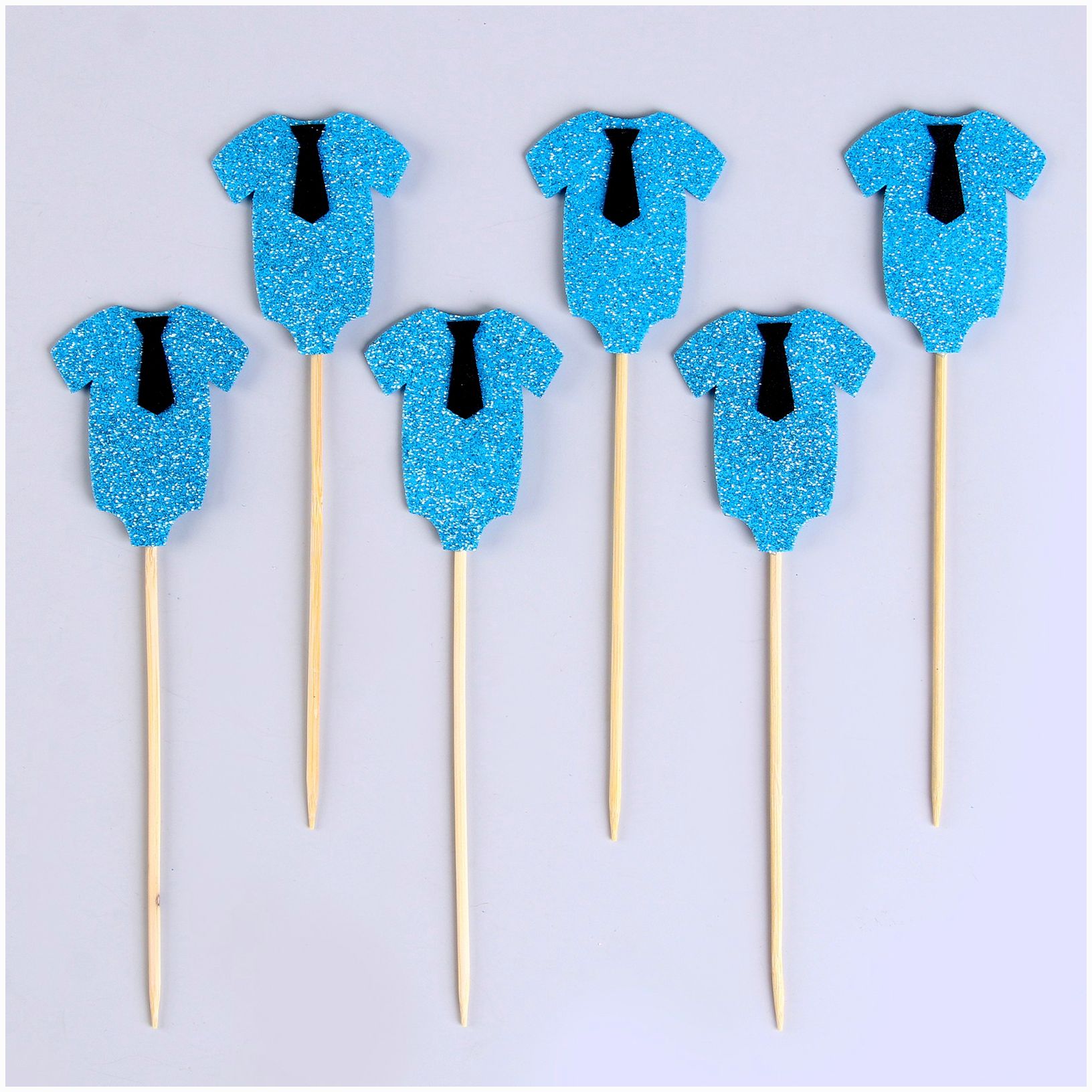 № 9761329 Шпажки «Гендерная вечеринка», в наборе 6 штук, голубой