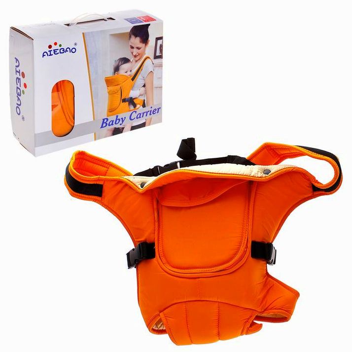 Рюкзак - кенгуру, 3-20 кг, карман, 1 положение, пояс, цвета МИКС артикул анонс 996215