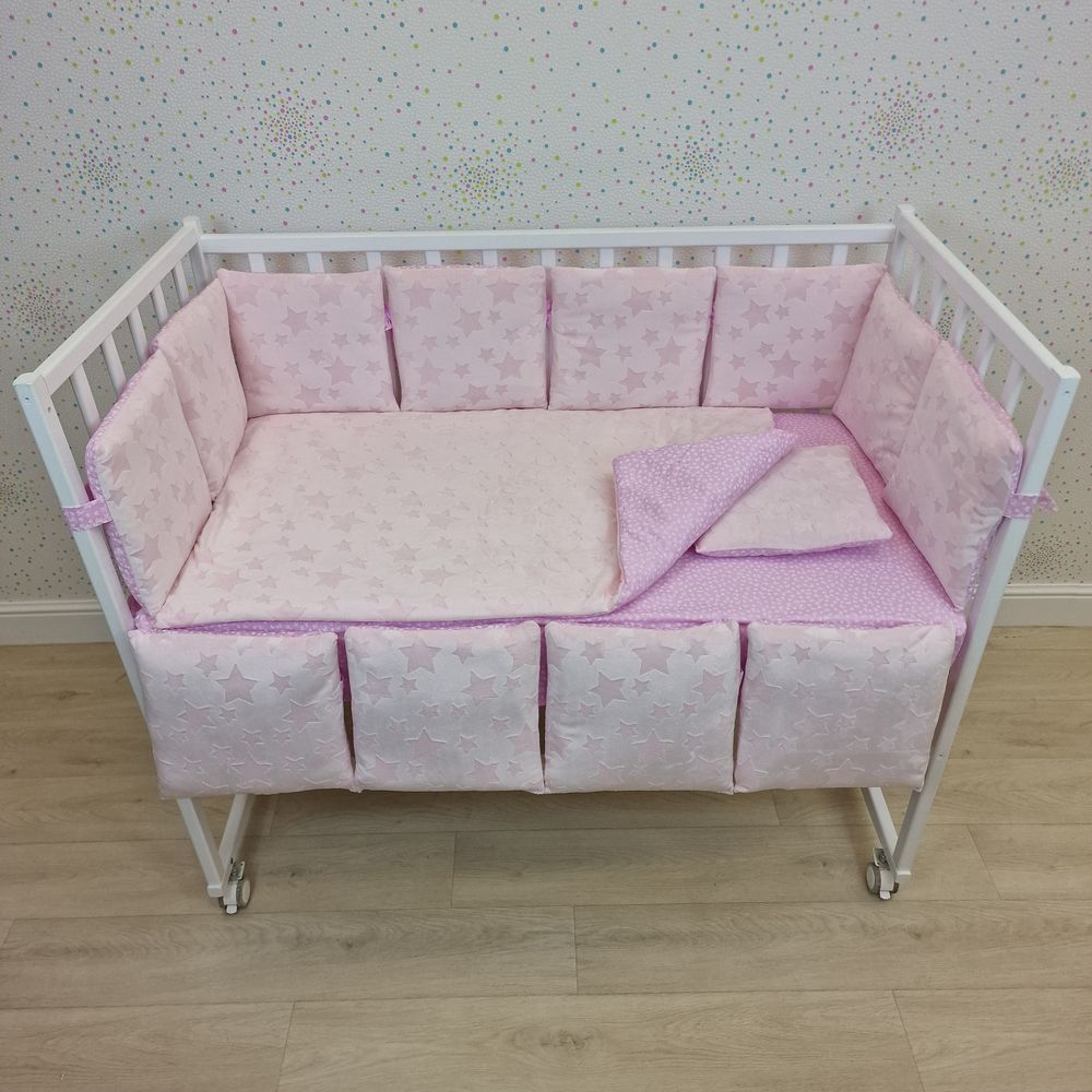 КПБ 16 пр (борт + пододеяльник + одеяло + подушка + простынь + (плюш/бязь) 12кв артикул анонс 1153-0-1бб_14