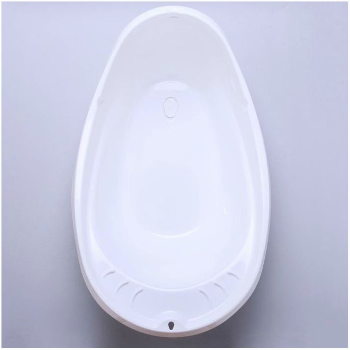 № 4407118 Ванночка «Буль-Буль», со сливом, цвет белый, ковш МИКС