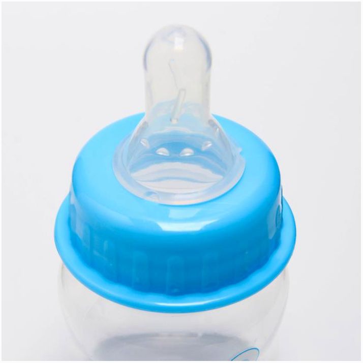 Картинка Бутылочка для кормления «Любимый сыночек», классическое горло, 60 мл., от 0 мес., цвет голубой (№3630398) от магазина Мир детей Товары для Новорожденных