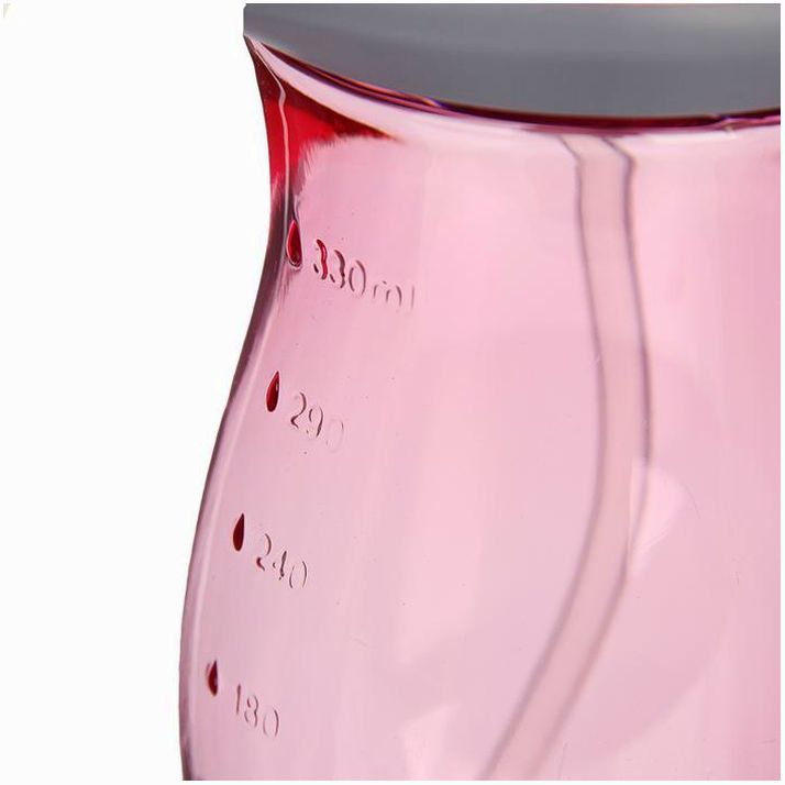 Картинка Поильник с трубочкой детский, 330 мл, от 9 мес., цвет розовый (№2825367) от магазина Мир детей Товары для Новорожденных