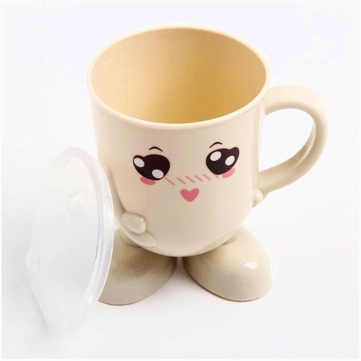 Картинка Кружка детская с крышкой, 270 мл., цвет и рисунок МИКС (№3973802) от магазина Мир детей Товары для Новорожденных