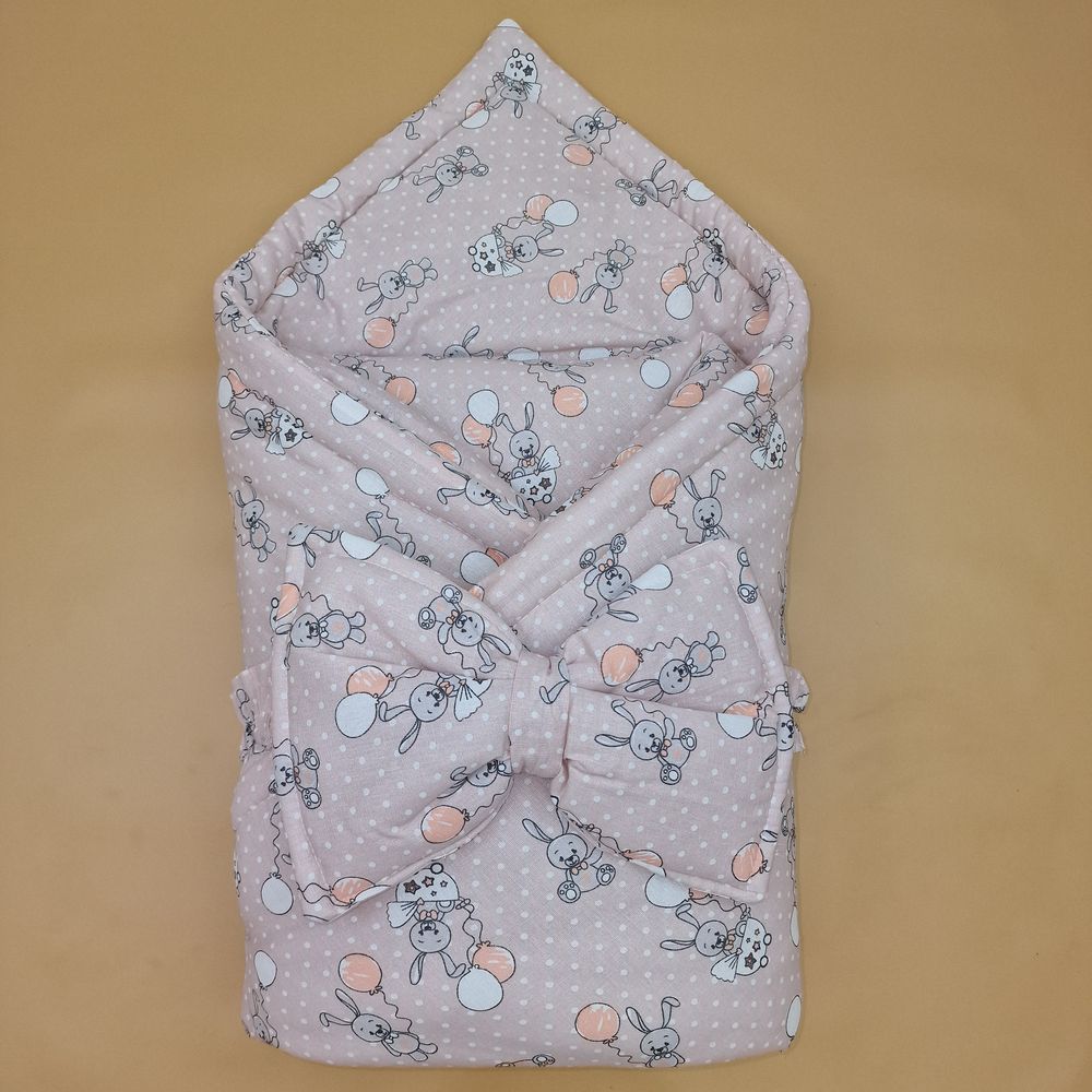 Комплект на выписку 2 пр: одеяло+бант-подушка (бязь) артикул анонс 1872б-1-2_м_22