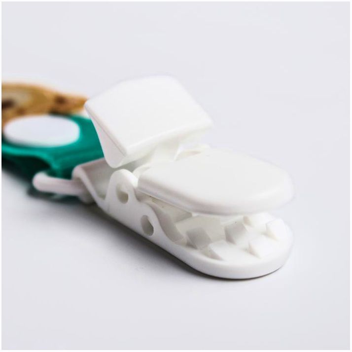 № 2792848 Держатель для соски - пустышки , ниблера «Мишутка» на ленте