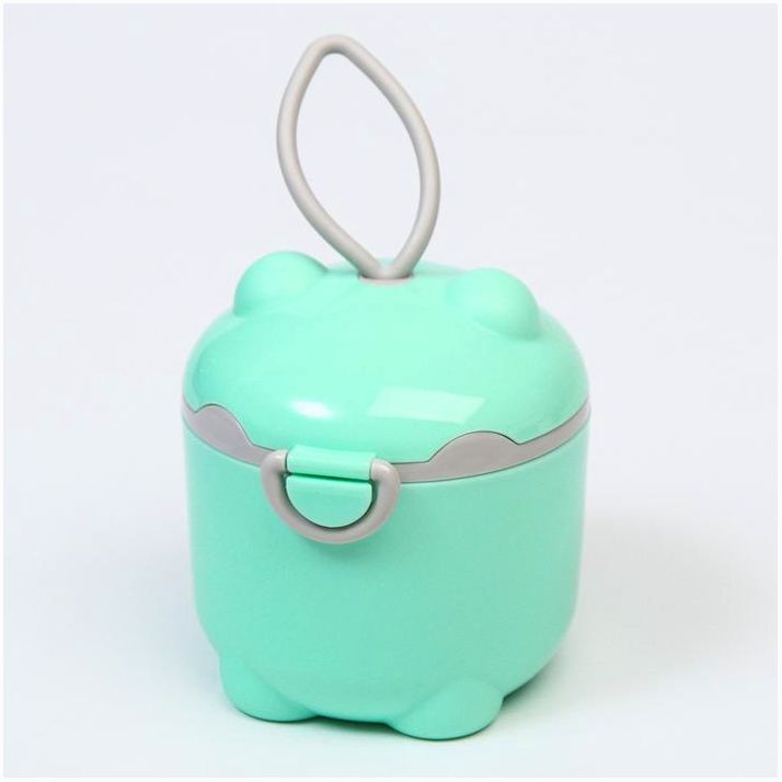 Контейнер для хранения детского питания, 250 мл., цвет бирюзовый артикул анонс 6936524