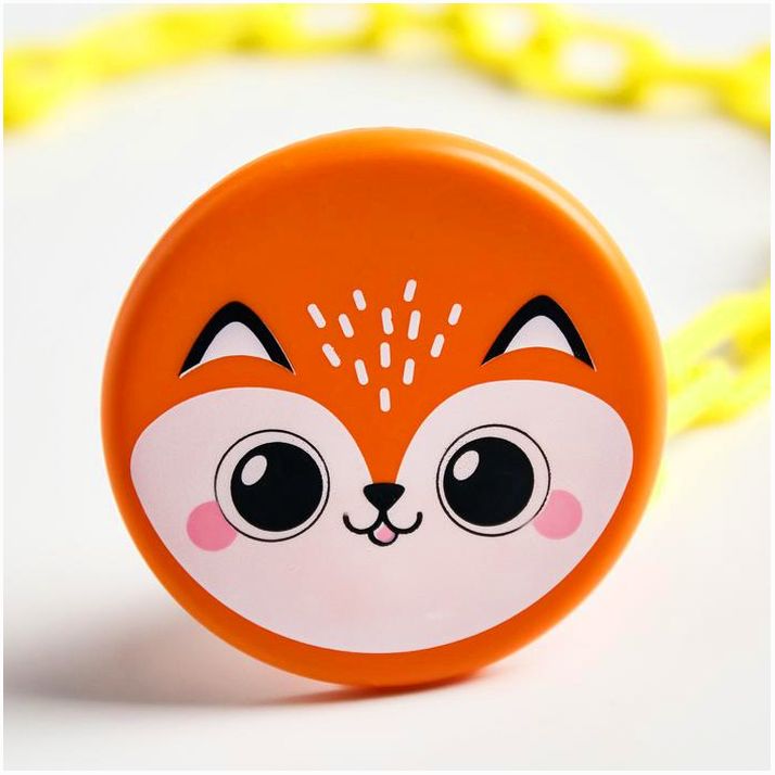 Картинка Держатель для соски - пустышки «Лисёнок», на цепочке (№4734596) от магазина Мир детей Товары для Новорожденных