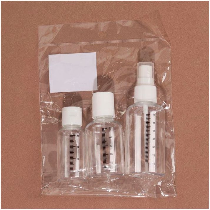 Картинка Набор для хранения, 3 предмета, со шкалой деления, цвет белый/прозрачный (№3735775) от магазина Мир детей Товары для Новорожденных