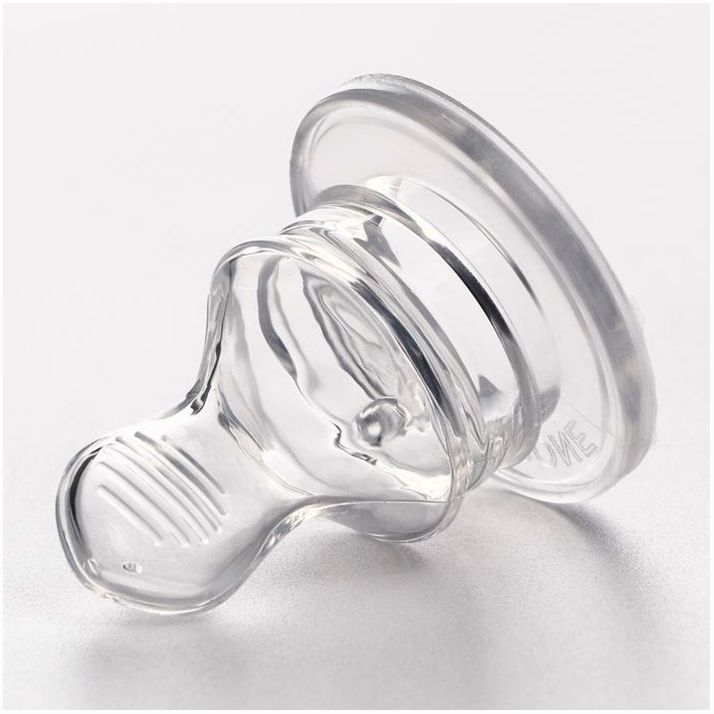 № 1586164 Соска для бутылочки, +0мес., медленный поток, ортодонтическая, классическое горло 35мм.