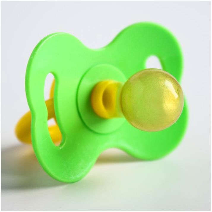 № 9223784 Соска-пустышка классическая, латекс, от 0 мес., цвет МИКС