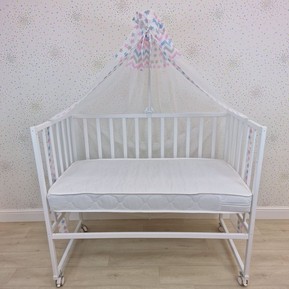 Балдахин (бязь/сеточка) + бант (бязь) артикул анонс 941_09