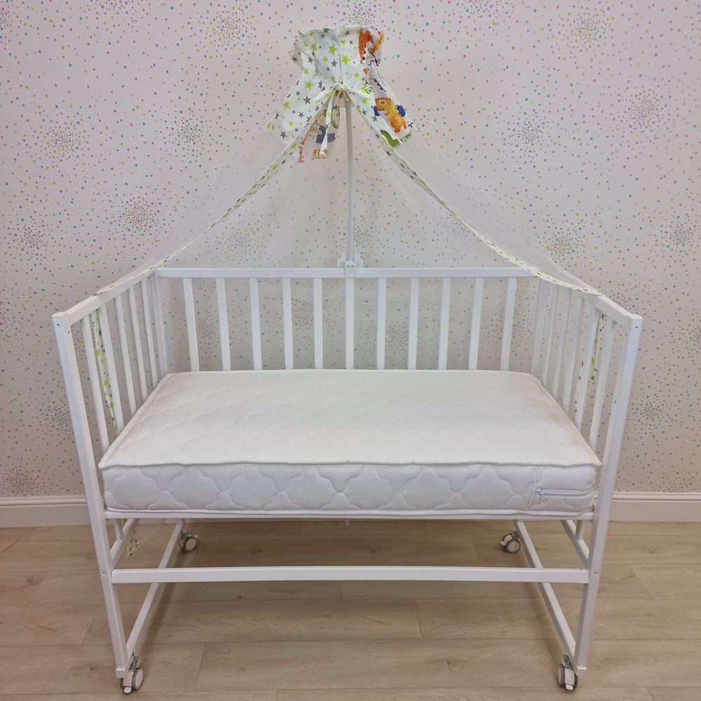 Картинка Балдахин (сатин/сеточка) + бант (сатин) (№941с) цвета в ассортименте от магазина Мир детей Товары для Новорожденных