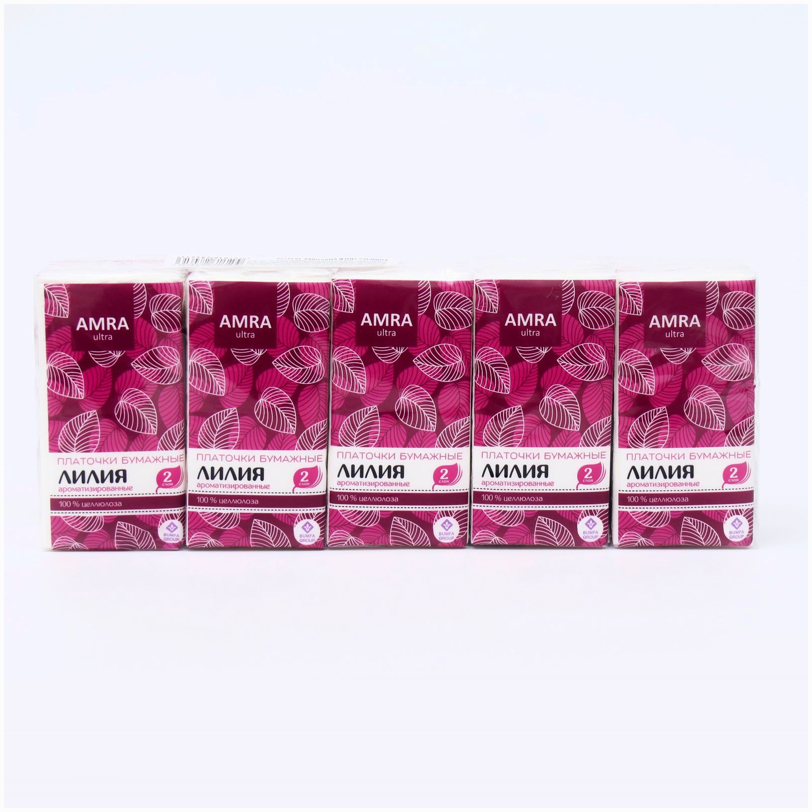 Платочки бумажные Arma, двухслойные, белые, с ароматом лилии, 10 шт артикул анонс 9433499